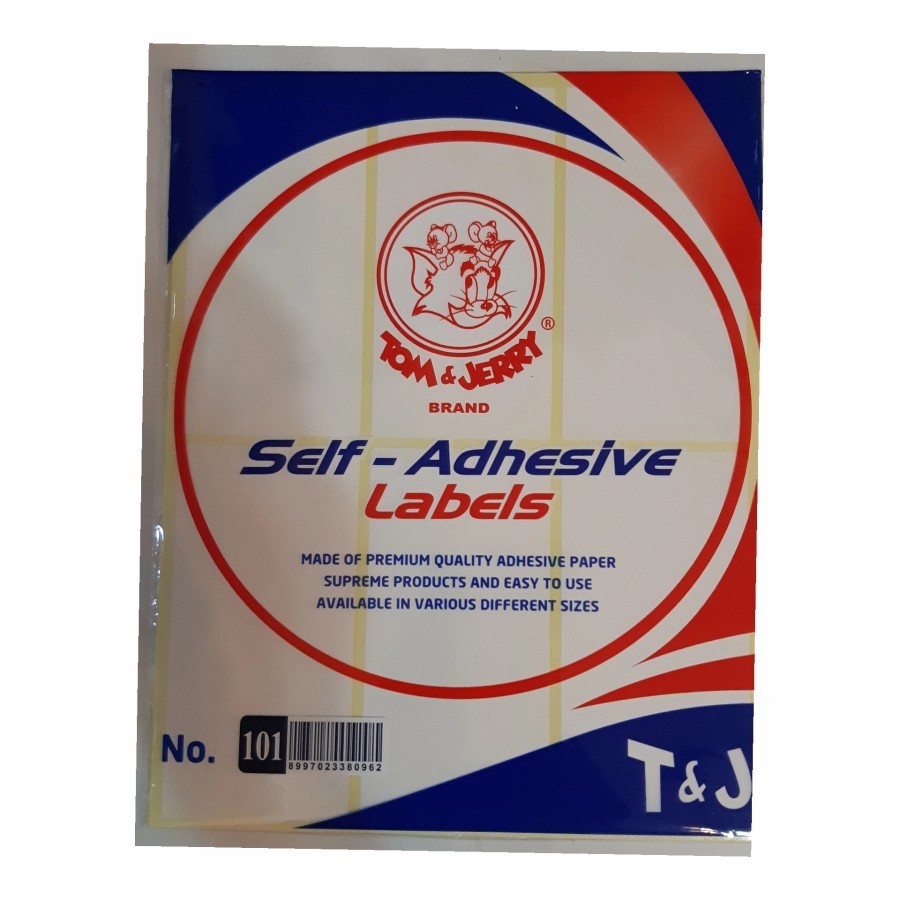 

Label Tom & Jerry No. 101 per pack isi 10 lembar