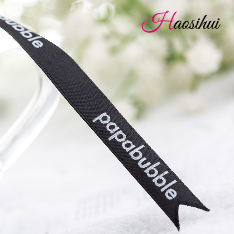 

3/4''(19mm) Wholesale Ribbon Custom Logo DIY Printing Satin Wedding Personalized Brand 100 yards/lot