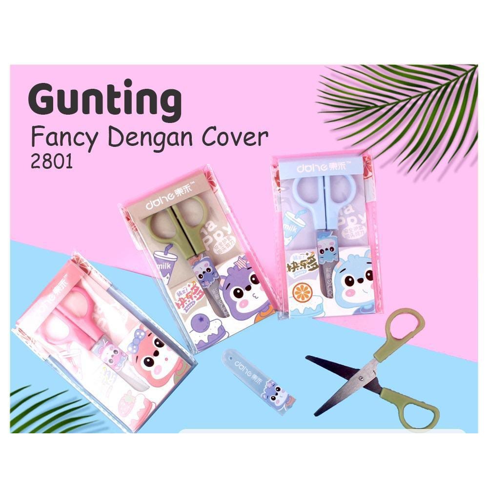 

*DUNIA PESTA* (1 PCS) GUNTING ANAK / GUNTING FANCY / GUNTING KARAKTER / GUNTING + COVER