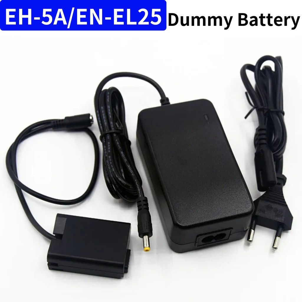 EH5 EH-5A MH-32 AC Power Adapter Charger 4.0x1.7mm&EN-EL25 Dummy Battery  EP-5G DC Coupler For Nikon