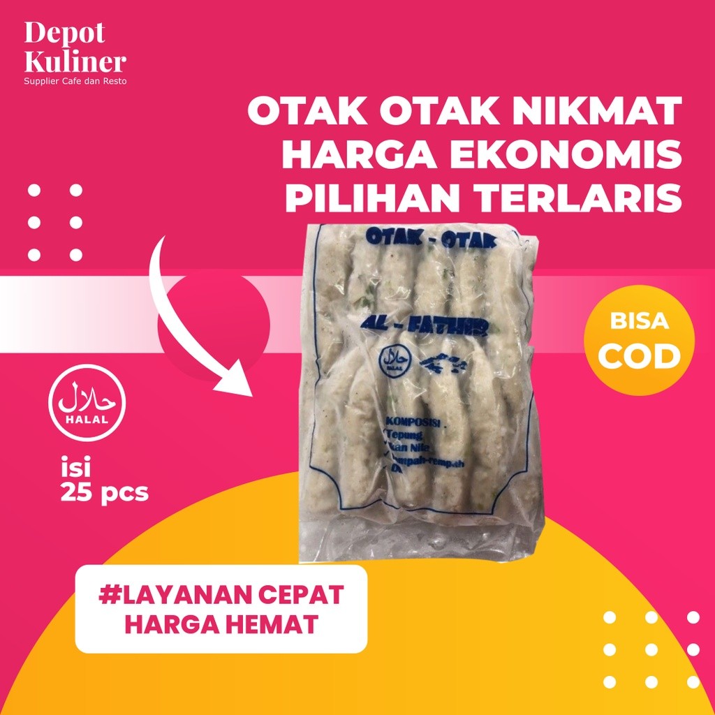 

Otak Otak Olahan Ikan isi 25 pcs