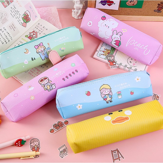 

❀SS❀ TEMPAT PENSIL MOTIF KARTUN LUCU / KOTAK PULPEN KAWAII / TEMPAT ALAT TULIS TERMURAH