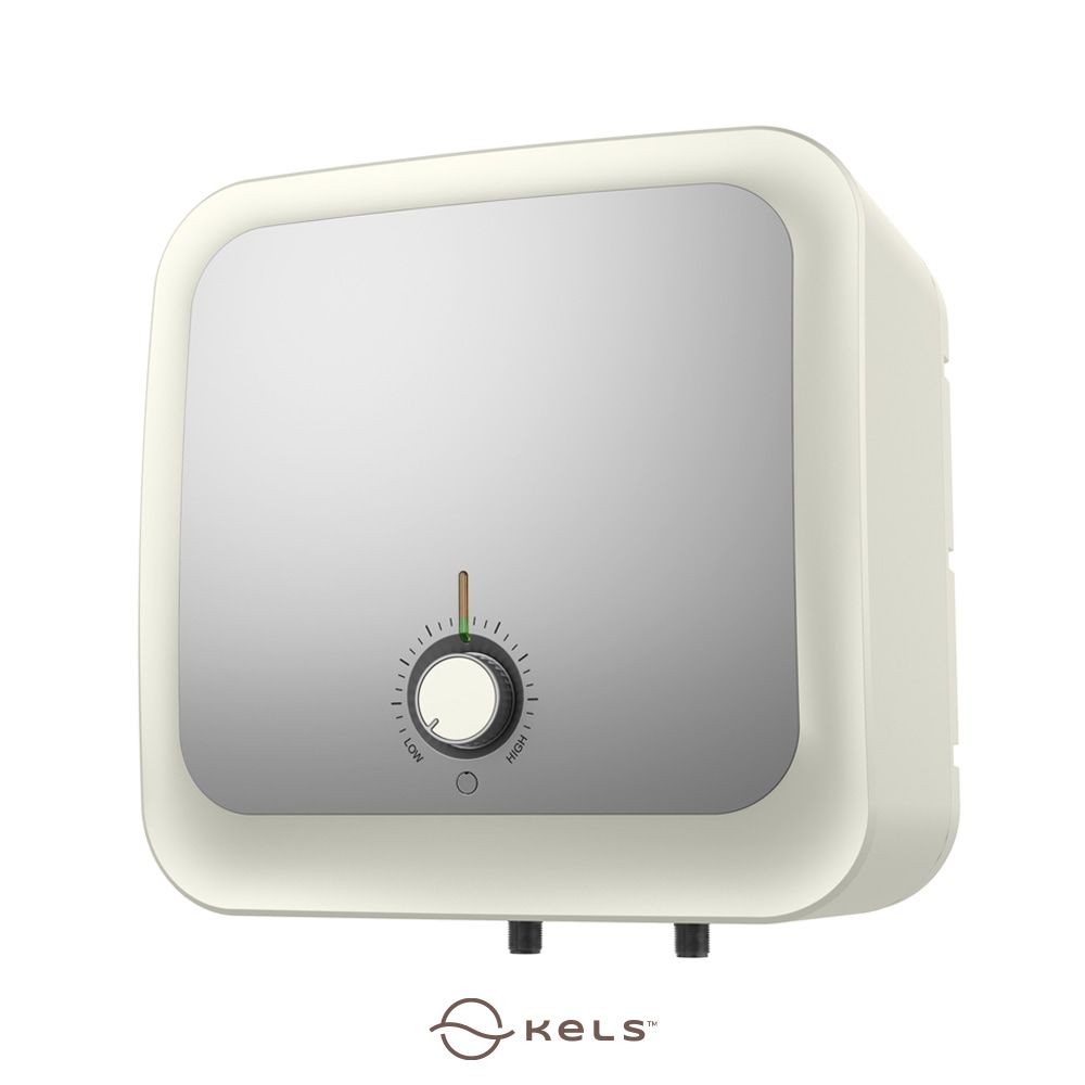 Kels Genova 10 ltr Water Heater Listrik - Abu-Abu / Putih Pemanas Air Water Warmer Aksesori Kamar Ma
