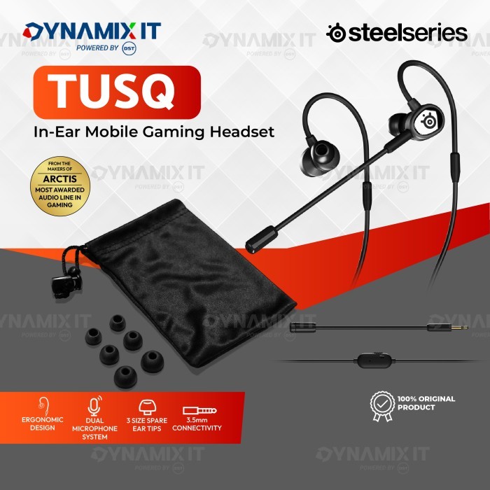 SteelSeries TUSQ In-Ear Mobile Gaming Headset