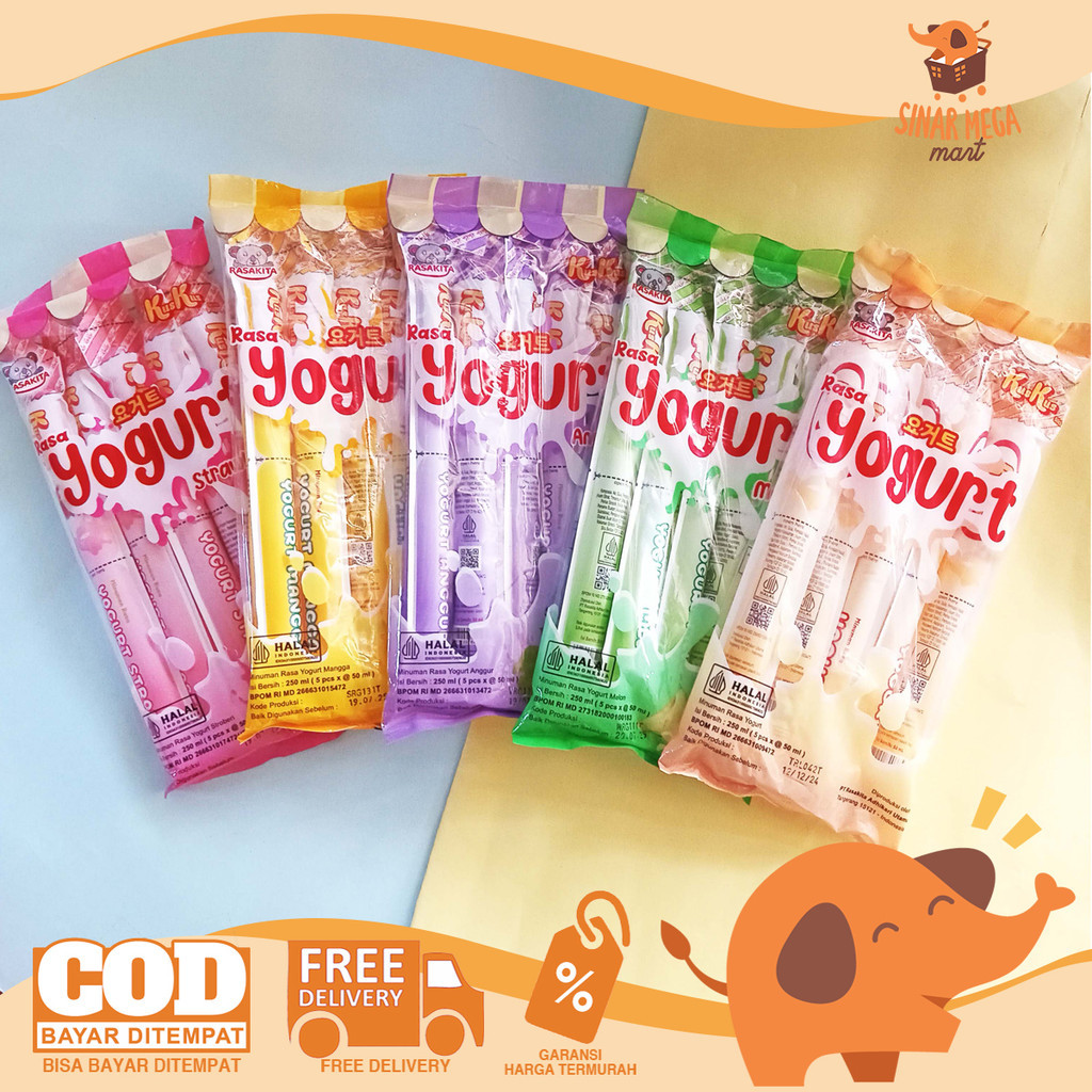 

KUSKUS Yogurt Stick Isi 5 50ml / Minuman Stik Berbagai Rasa Murah