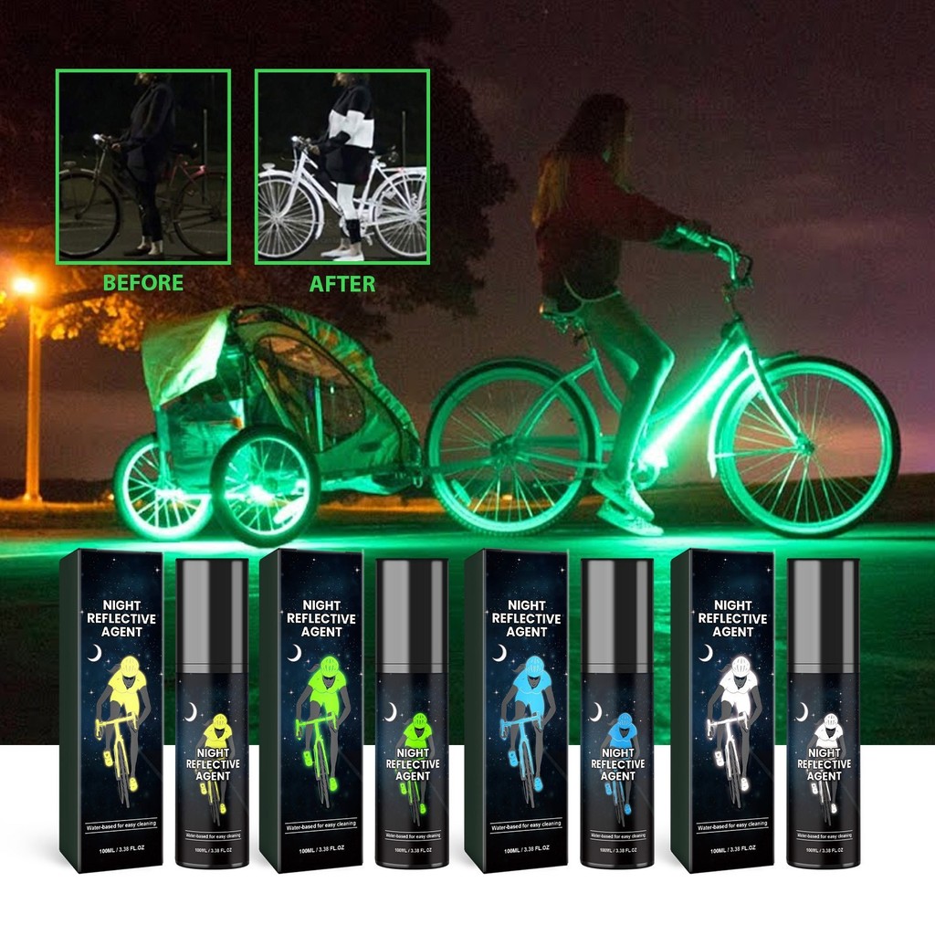 100ML Reflective Spray Paint Fabric Luminous Spray Paint Luminous Reflective Spray, Bike, Skateboard
