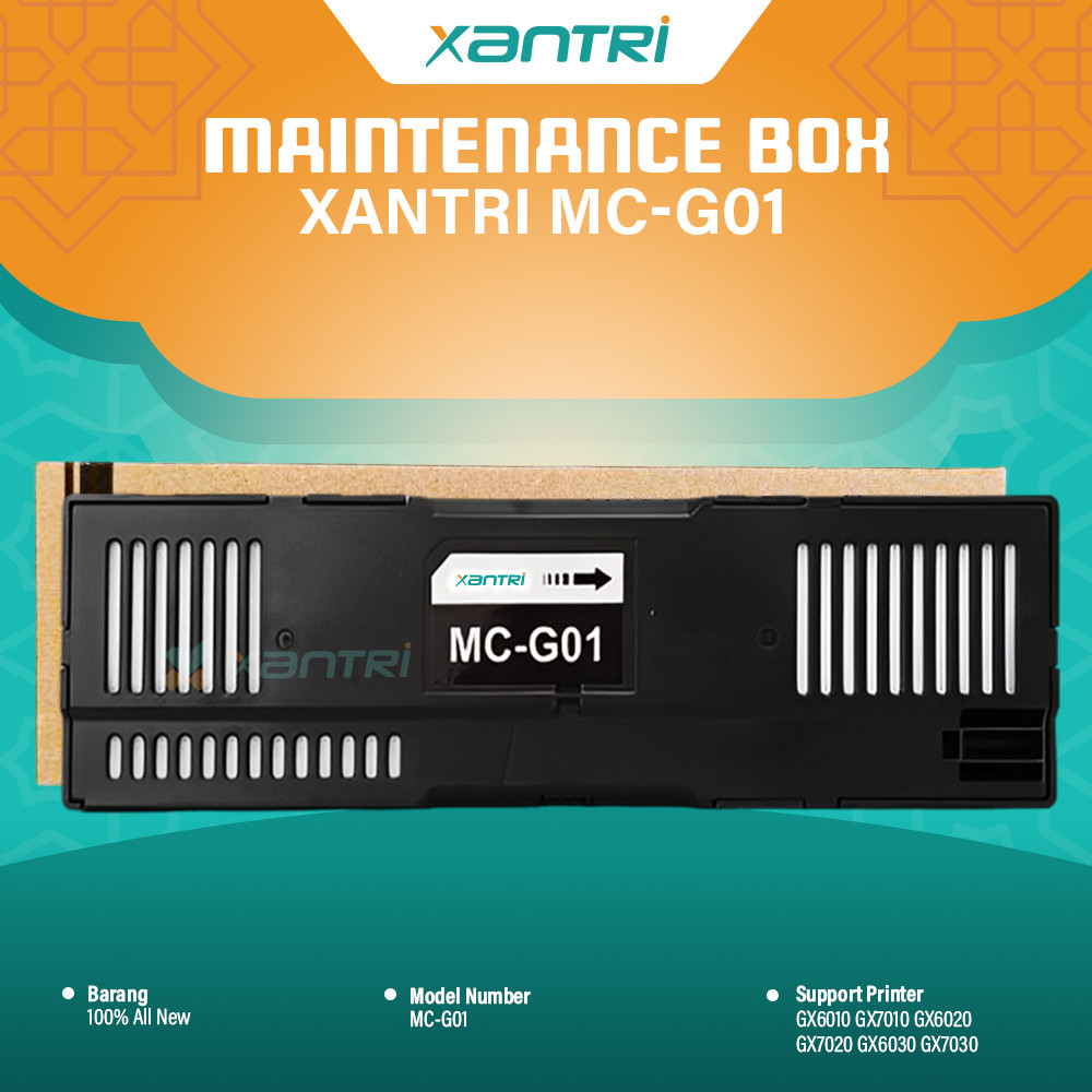 Xantri - Maintenance Box Xantri MC-G01 MCG01 Printer MAXIFY GX6010 GX7010 GX6020 GX7020 GX6030 GX703
