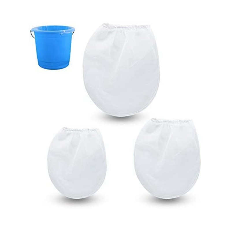 

White Fine Mesh Bag Hydroponic Paint Filter Bag For Hydroponics Painting Gardening