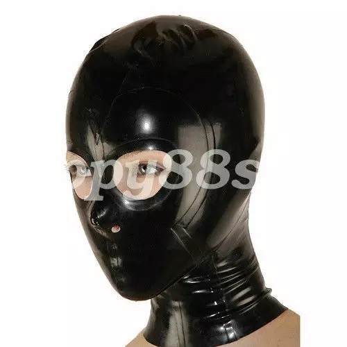 Latex mask hitam