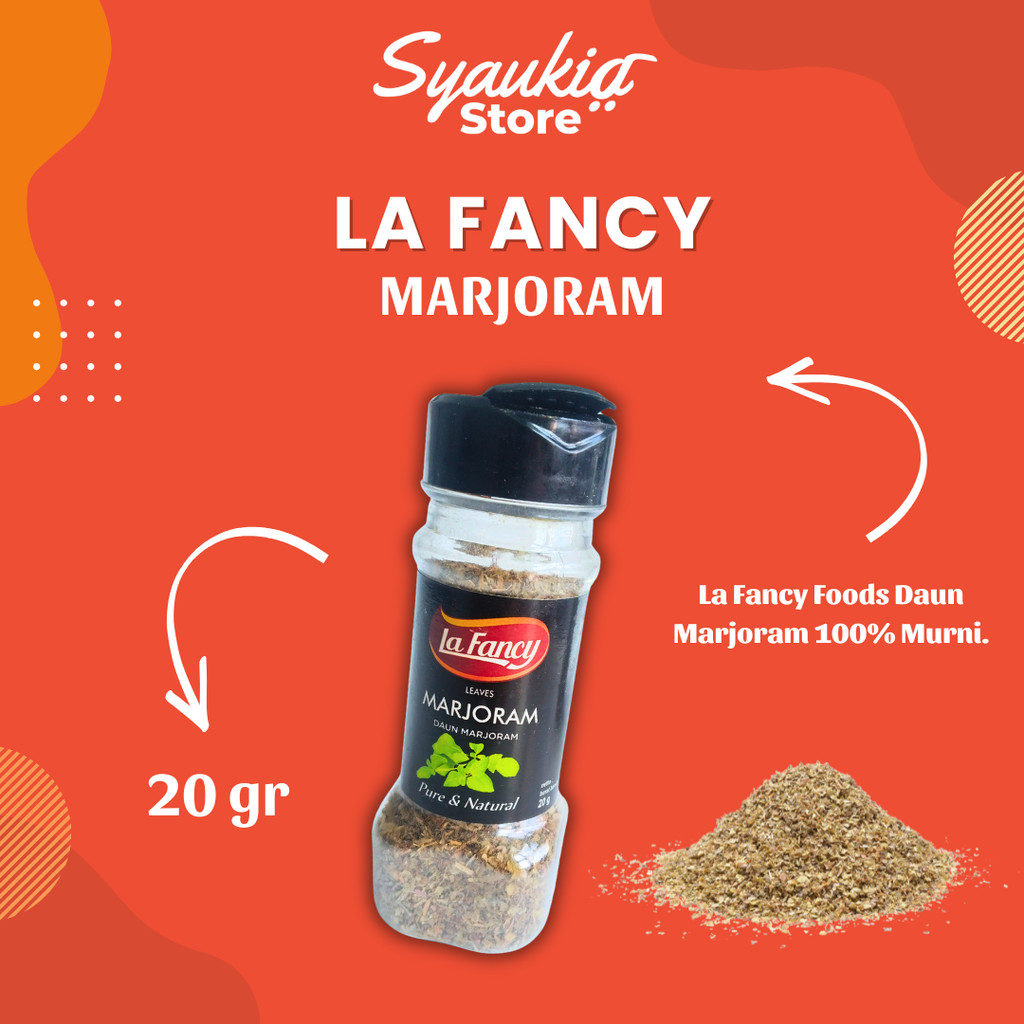 

La Fancy Foods Daun Marjoram 100% Murni 20g Syaukia Store
