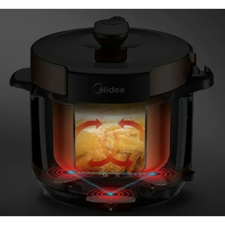 Midea Electric Pressure Cooker Home Smart 5 Liter Multifunctional Electric Pressure Cooker Rice Cook