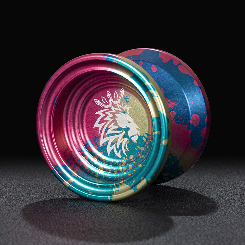 Lion Magic Yoyo Aluminum Alloy Competition Professional YoYo Unresponsive or Responsive Yo-yo with S