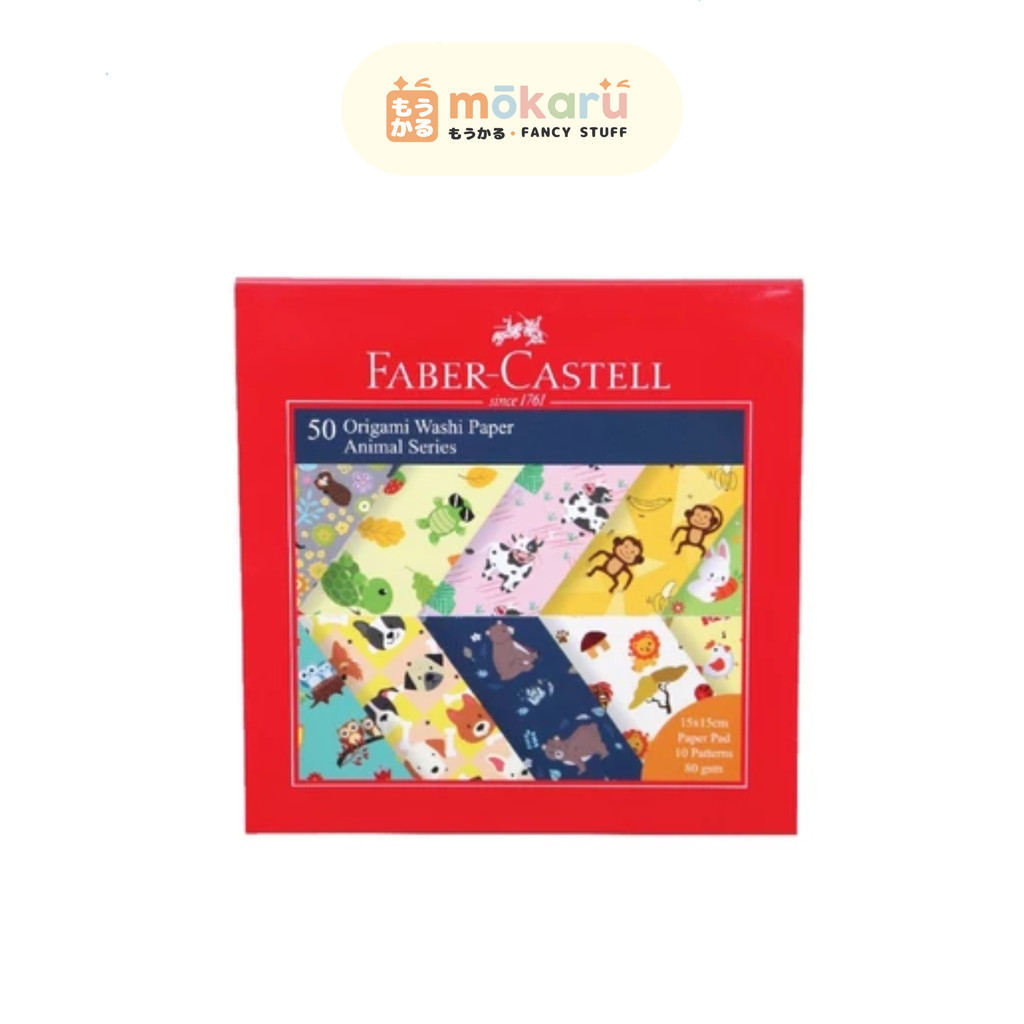 

Faber Origami Washi Paper Animal Series 15 x 15 cm / Kertas Lipat Motif Hewan Lucu Unik Murah Berkualitas