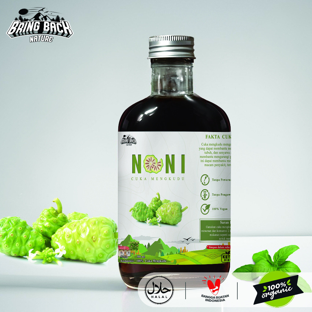 

CUKA MENGKUDU 300ml WITH MOTHER HANCURKAN BATU GINJAL MELANCARKAN PURIN / ORGANIC SUPERFOOD NONI VINEGAR ASLI 100% SARI MENGKUDU