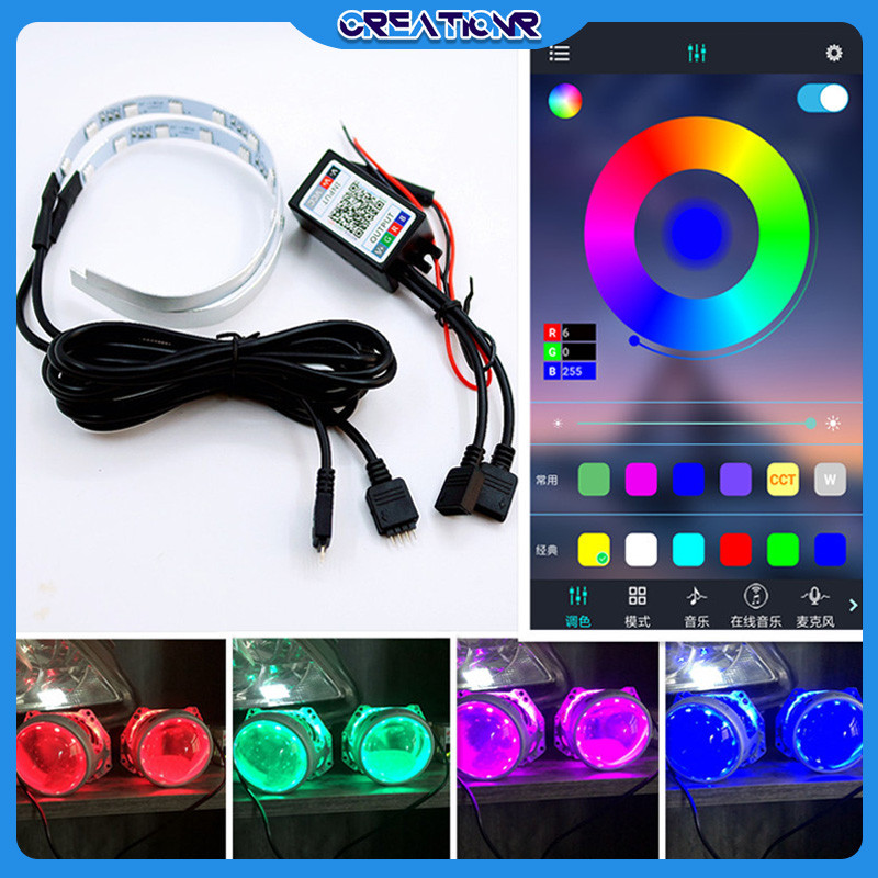 22Led Devil Rgb/demon Eyes Rgb/devil Eyes Rgb/Mobile App/lampu Devil Rgb/lampu Demon Devil Eyes