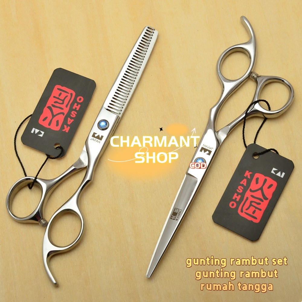 [CHARMANT] Gunting Rambut Set Gunting Rambut Profesional Gunting Rambut Gunting Rambut