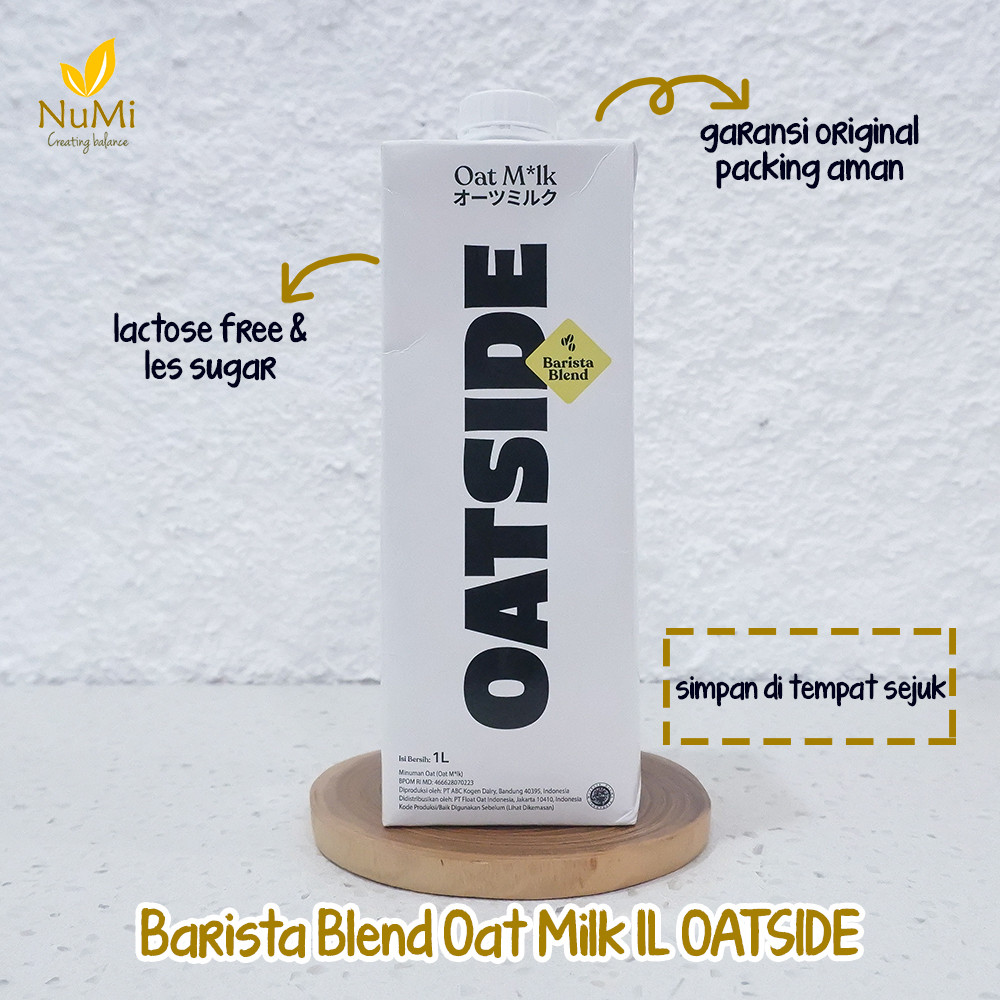 

1000ML Barista Oat Milk Susu Oat Dairy Free - OATSIDE
