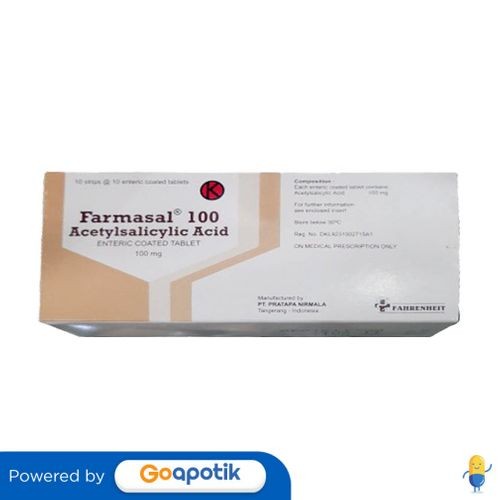 Farmasal 100 Mg Box 100 Tablet