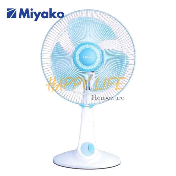 MIYAKO Desk Fan / Kipas Angin 2in1 Duduk & Dinding KAD-1227B Murah