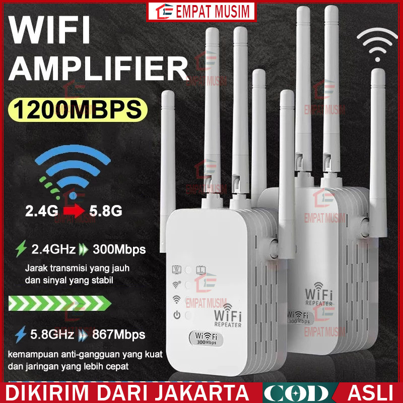 1200M Wifi Repeater/Wireless Repeater/Network Extender/Wifi Signal Range Extender/WiFi Repeater Wire