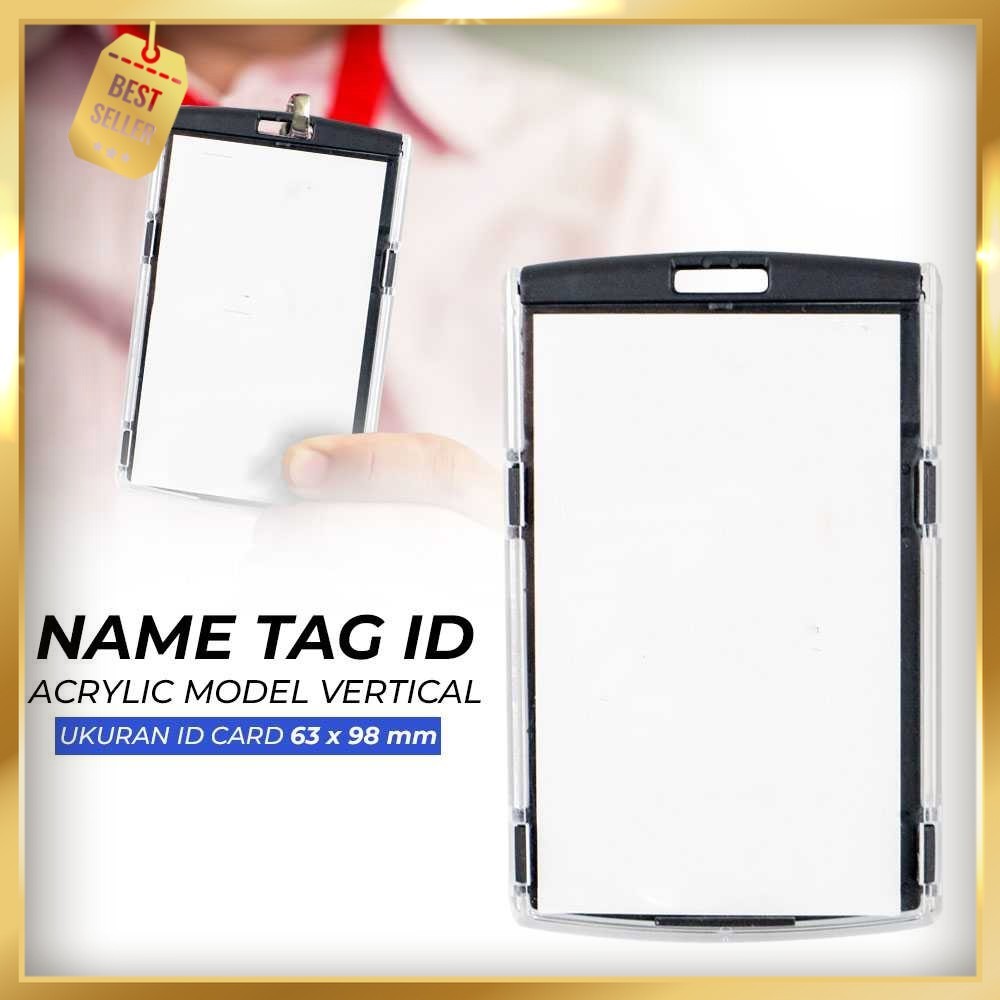 

REAP Name Tag ID Acrylic Model Vertical - 7117