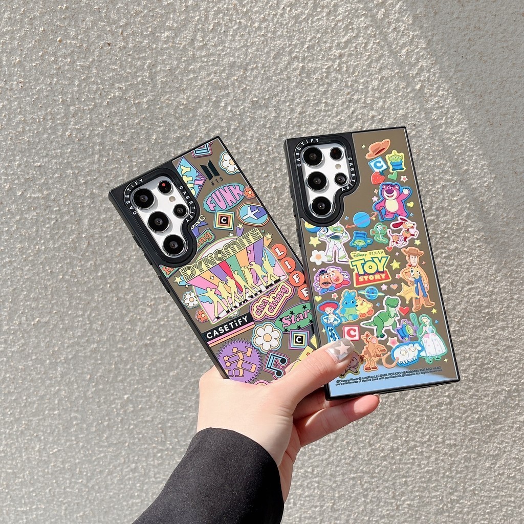 ◇ 【BTS】Casetify mirror Phone Case SoftPattern Case for Samsung Galaxy s24 Ultra s24 s24+ s23ultra s2