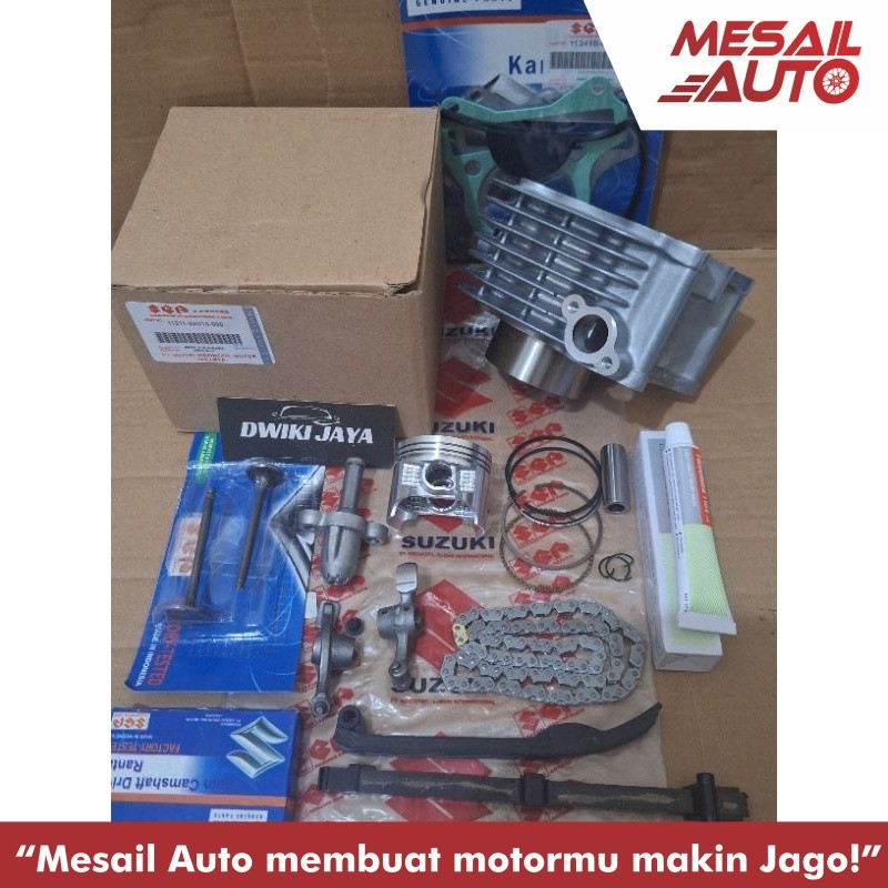 Paket Blok seher Komplit 8item Suzuki spin 125/Skywive/Skydrive Kualitas Original