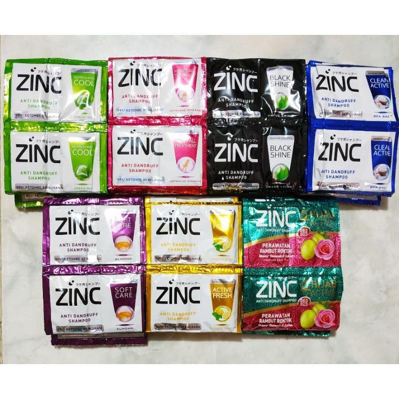 

Shampoo Zinc 2Renceng 24 Sachet Pcs Shampo