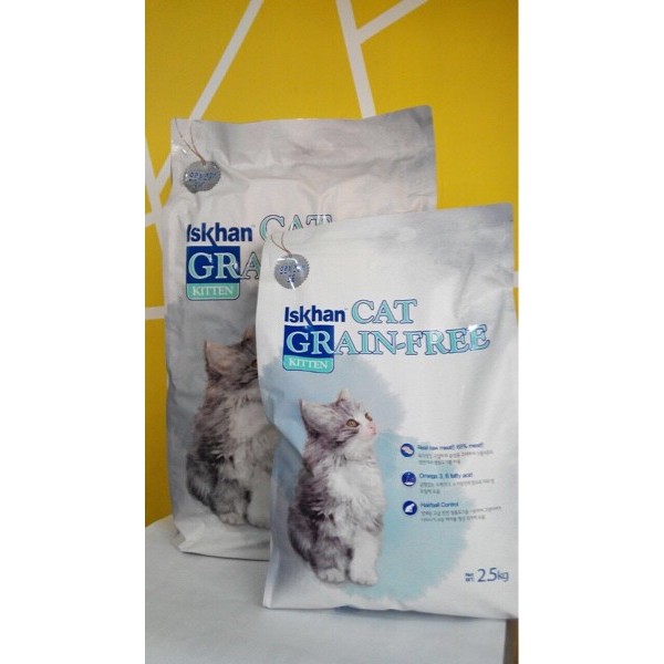 Iskhan cat grain free kitten 6,5kg cat food