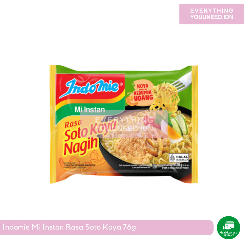 

Indomie Mi Instan Rasa Soto Koya 76g