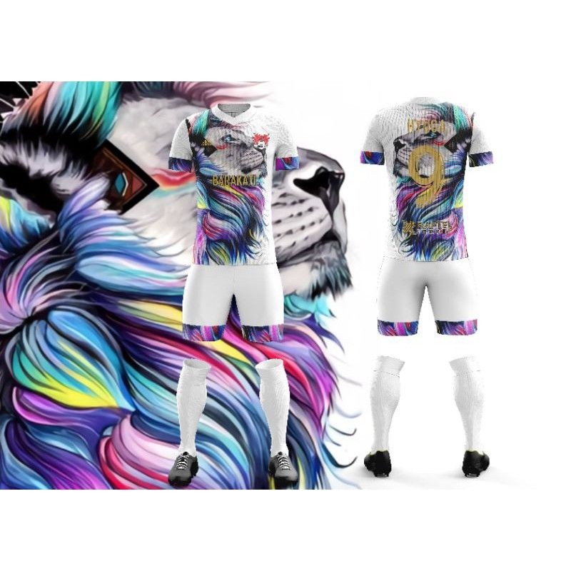 Jersey / Kaos / baju olahraga Futsal Custom ( Bisa Pakai Desain Sendiri, Sudah Termasuk dengan celan