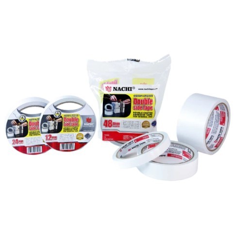

DBT Nachi Double Tape Dua Sisi 0.5in 6mm 12mm, 1in 24mm 2in 48mm/ 10yard