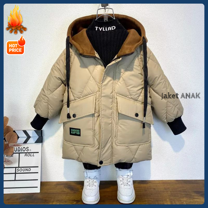 Jaket Winter Anak Laki Laki/Jaket Tebal/Jaket musim Dingin/ Jaket Hangat/Jaket Anak Uniqlo