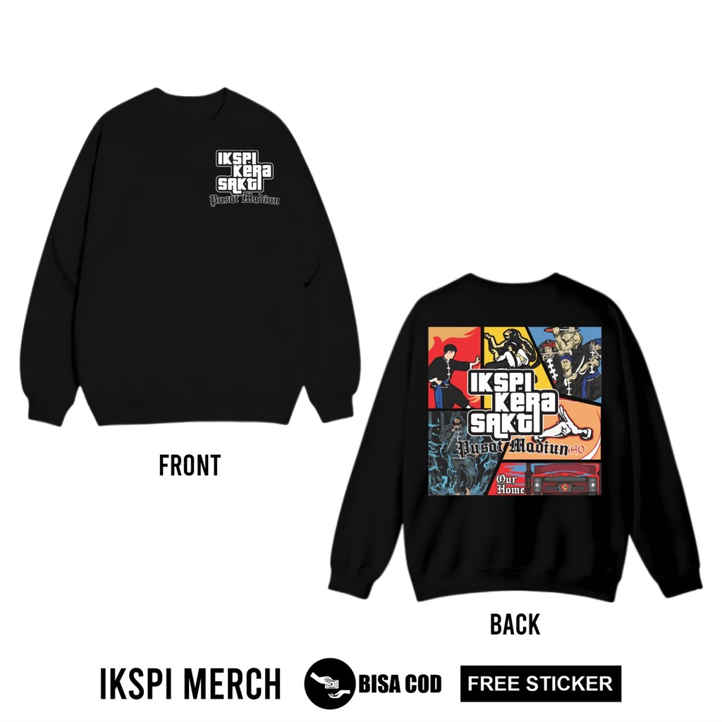 Sweater IKSPI Kera Sakti Pusat Madiun Motif Terbaru Dan Kekinian Desain GTA GE3