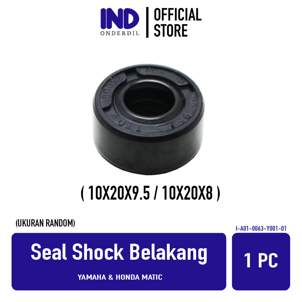 IND Onderdil Seal-Sil Shock-Shok-Breaker-Shockbreaker-Shokbreaker Belakang 10x20x9.5/10x20x8 Mio Lam