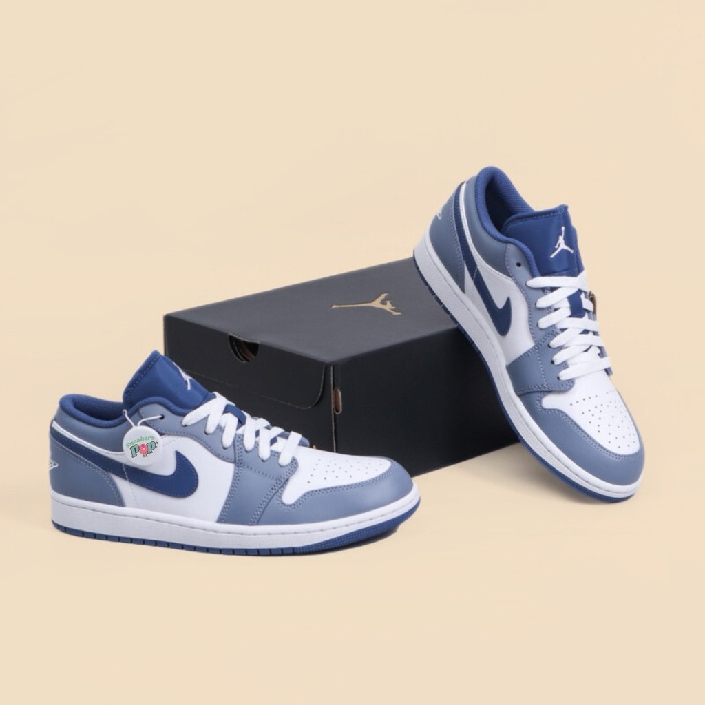 Nike Air Jordan 1 Low Ashen Slate Blue Navy