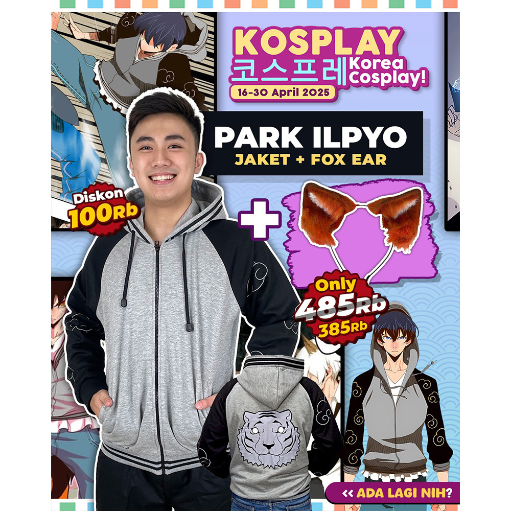 Promo Jaket Jubah Korean Cosplay Manhwa Sung Jinwoo Solo Leveling Vin Jin Chunryang Cheongliang Look