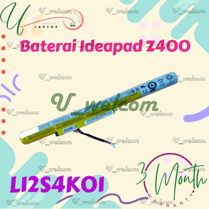 Baterai IDEAPAD Z400 Touch Z500 Z500 Z410 Z510 L12L4K01 L12S4K01