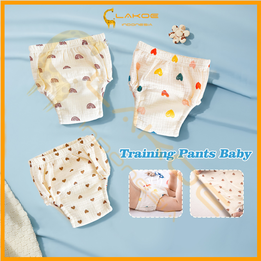 Lakoe Clodi Popok Bayi Cuci Ulang Popok Kain Bayi Training Pants Newborn
