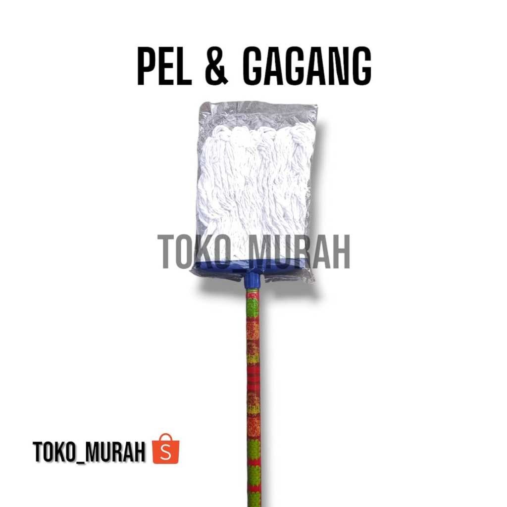 Pel Lantai Gagang Kayu / Pel Lantai Sumbu