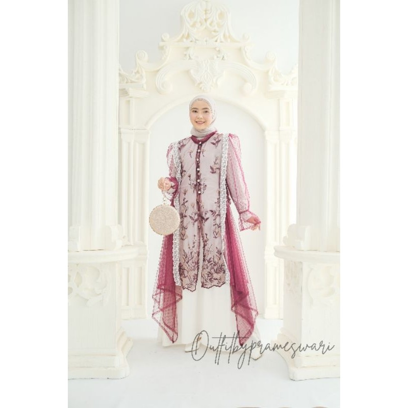 KINANTI OUTER DRESS/OUTER BROKAT/OUTER KONDANGAN