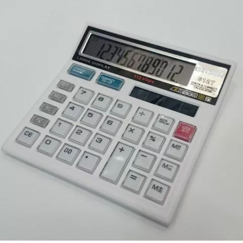 

TSB COD-Kalkulator 12 Digit Murah Citizen 512 T Putih/Kalkulator Hitung Cek Correct