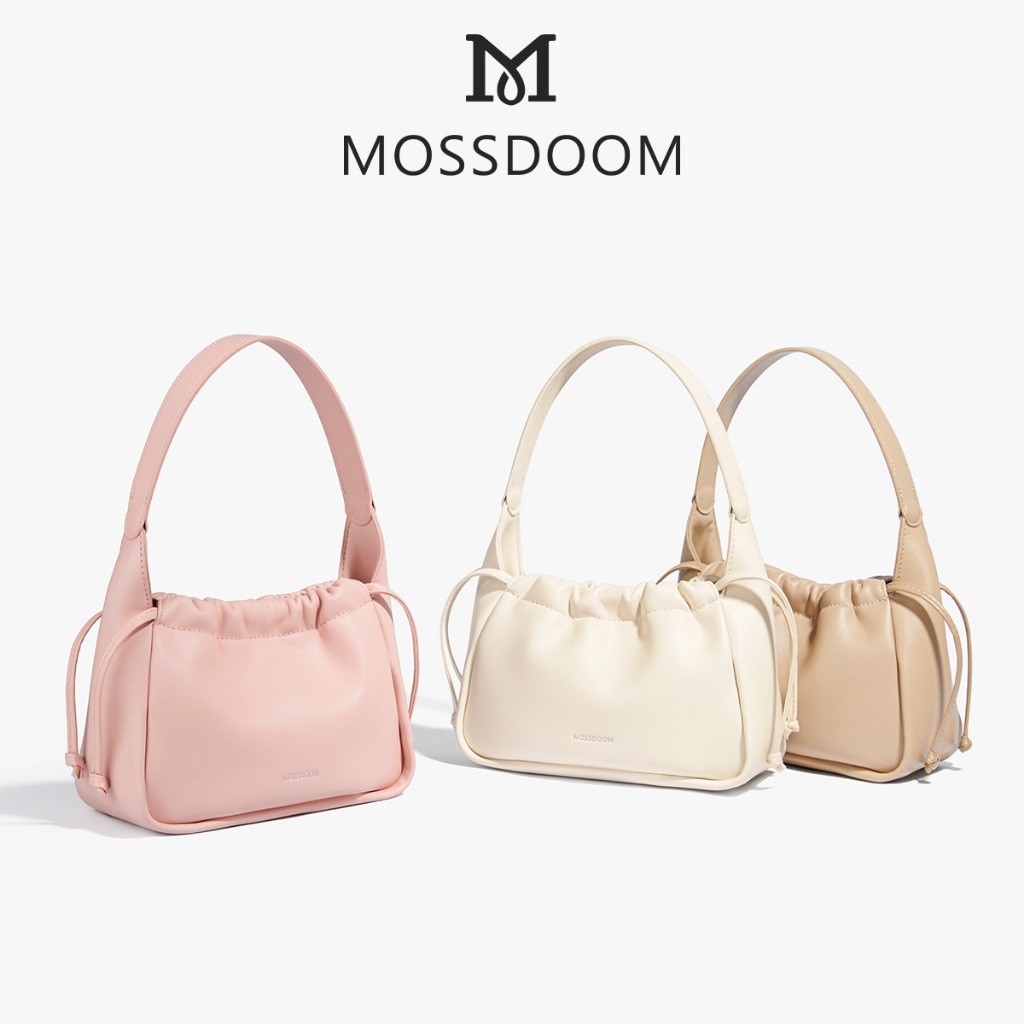 MOSSDOOM Tas Wanita Anora Bag Serut untuk Bahu Praktis dan Stylish [Mossdoom]