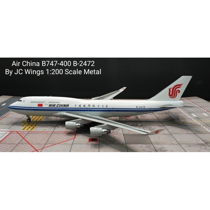 Miniatur Pesawat Terbang Air China B747-400 B-2472  JC Wings 1:200  Metal Diecast Aircraft