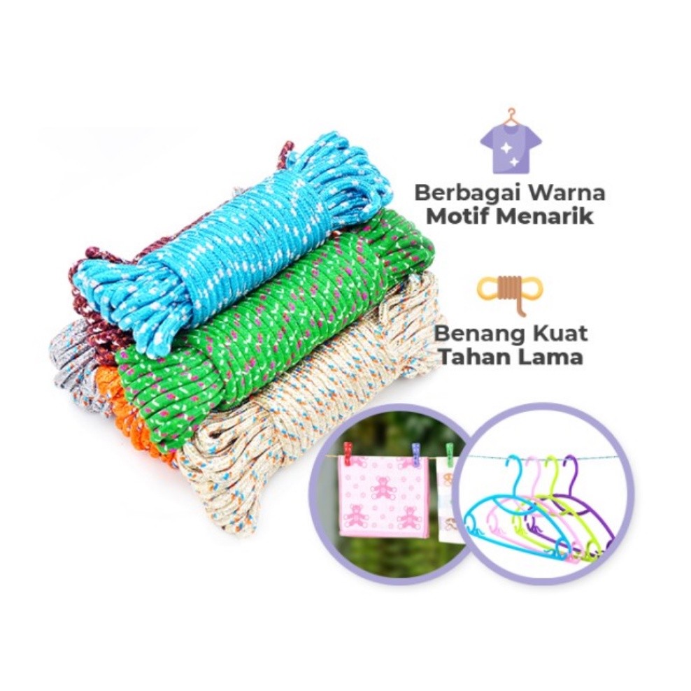 

TALI TAMBANG JEMURAN NILON ANTI SELIP - HW