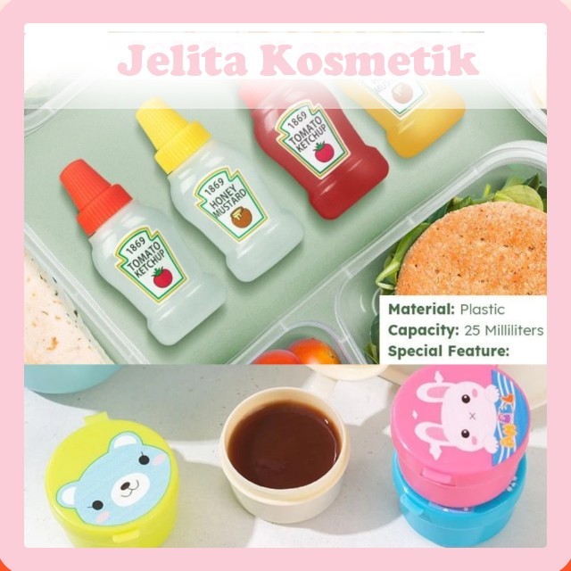 Tempat Saos Bento Tempat Saus Mini Tempat Saos Bekal Anak Wadah Saos Tempat Sambal Mini Bento Saos C