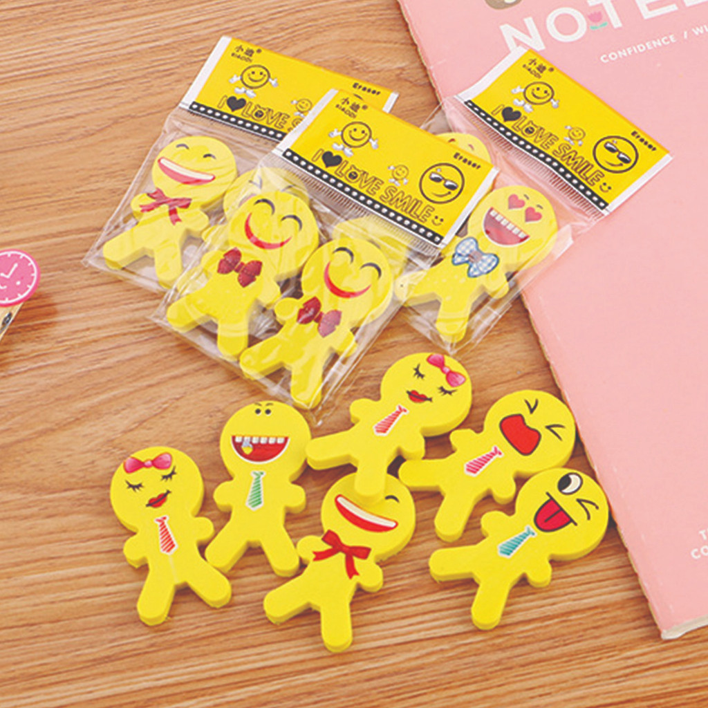 

Penghapus Pensil Karakter I Love Smile Set 2pcs 815