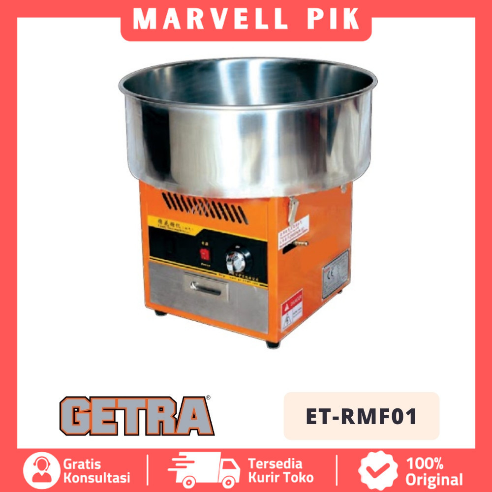MESIN PEMBUAT GULALI LISTRIK / GAS GETRA ET-RMF01 COTTON  CANDY MACHINE ORIGINAL