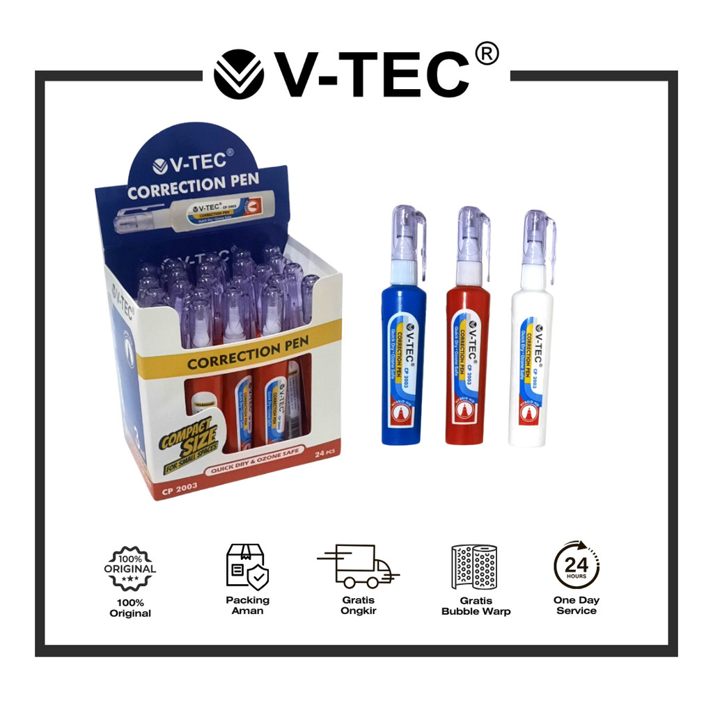 

V-TEC CORRECTION PEN TYPE CP 2003 PCS