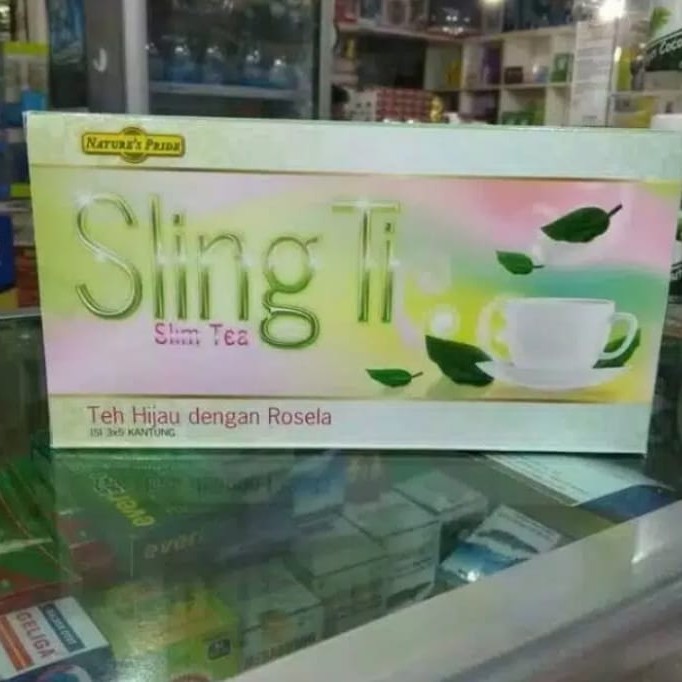 

Slingti Teh Hijau Dengan Rosela Pelangsing Isi 15 Kantung